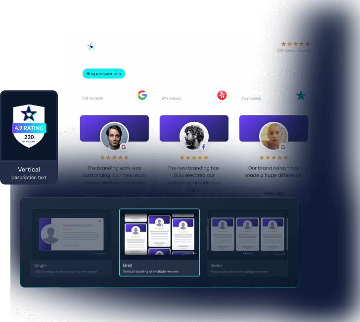 Stunning widgets content